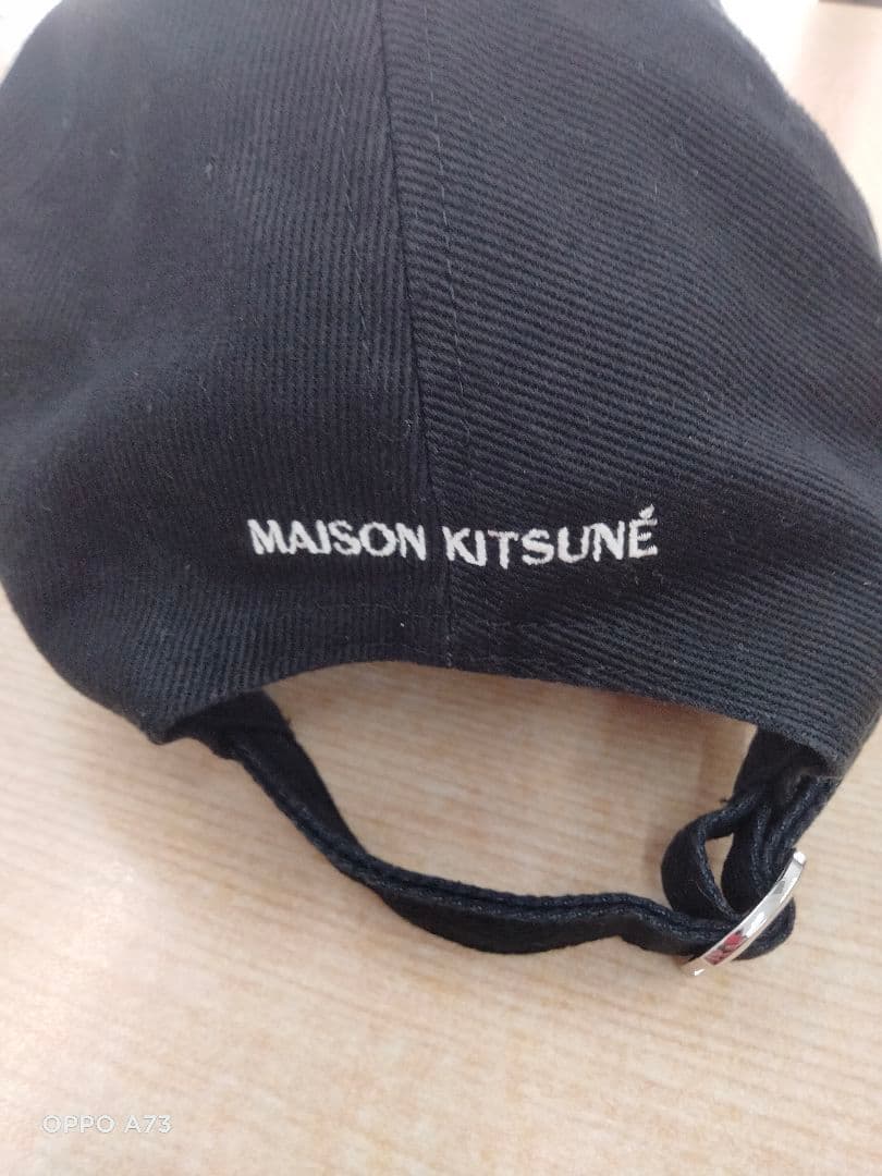 メゾンキツネ刺繍ベースボールキャップ＆CKホワイトロゴキャップセット