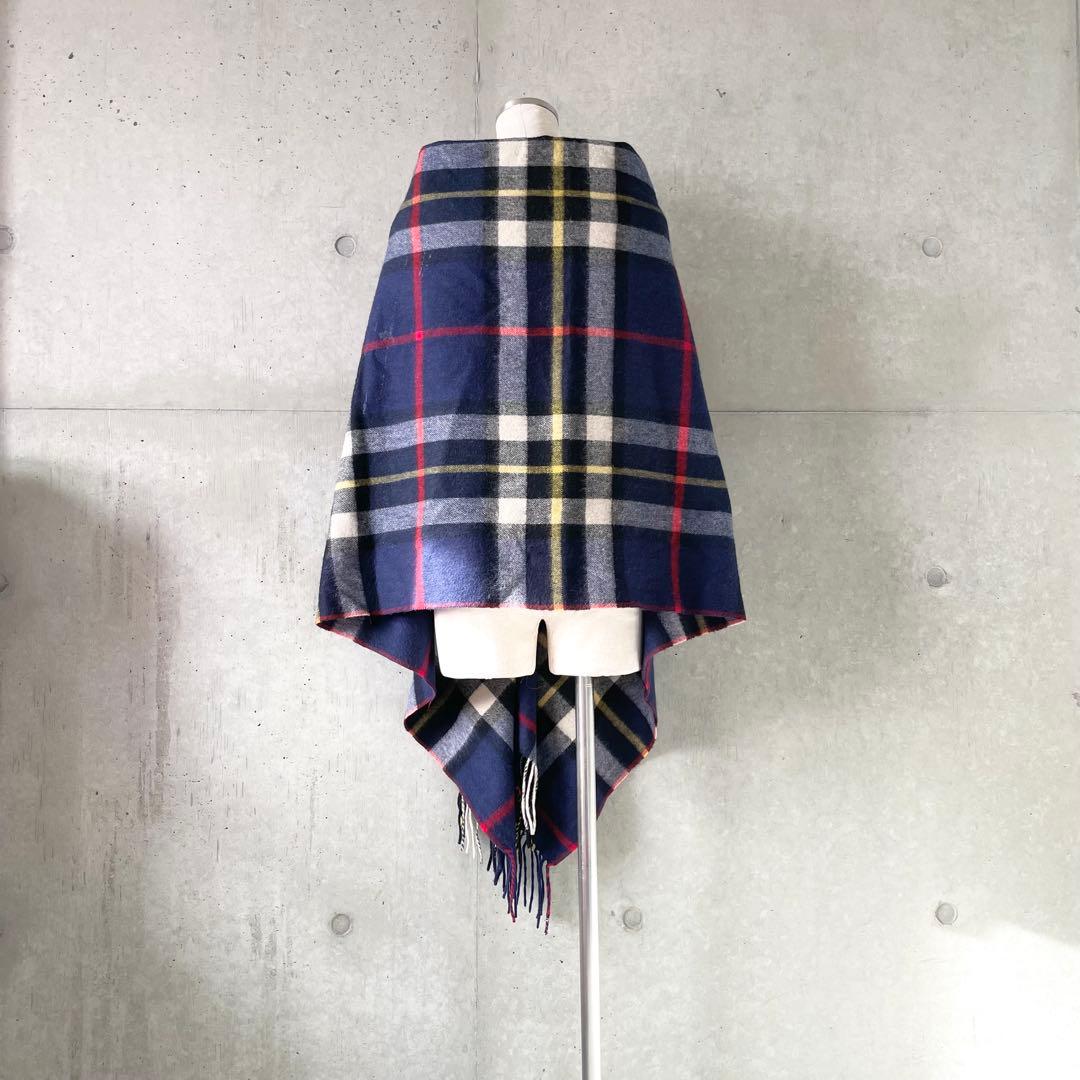 TWEEDMILLツイードミルBRITISHMADE大判チェック柄ウールストール