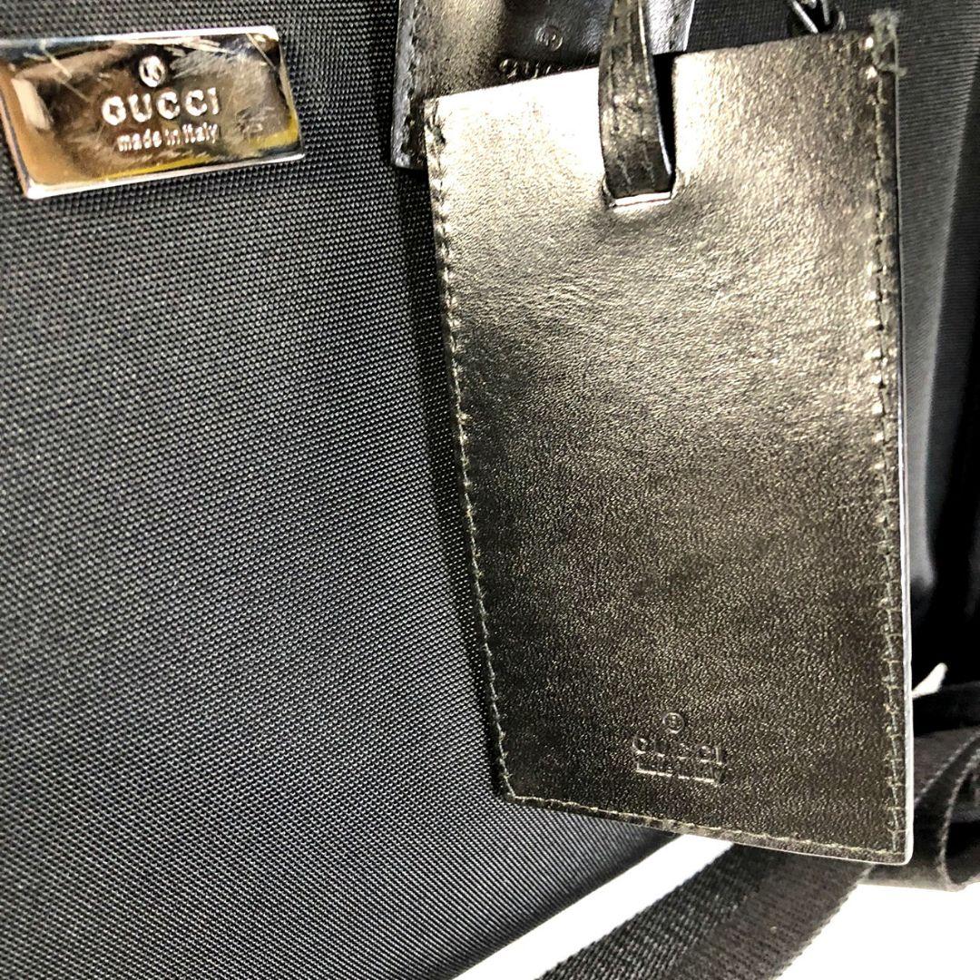 くろあん様グッチ　GUCCI　ビジネスバッグ　旅行カバン　鍵付き３室構造2way