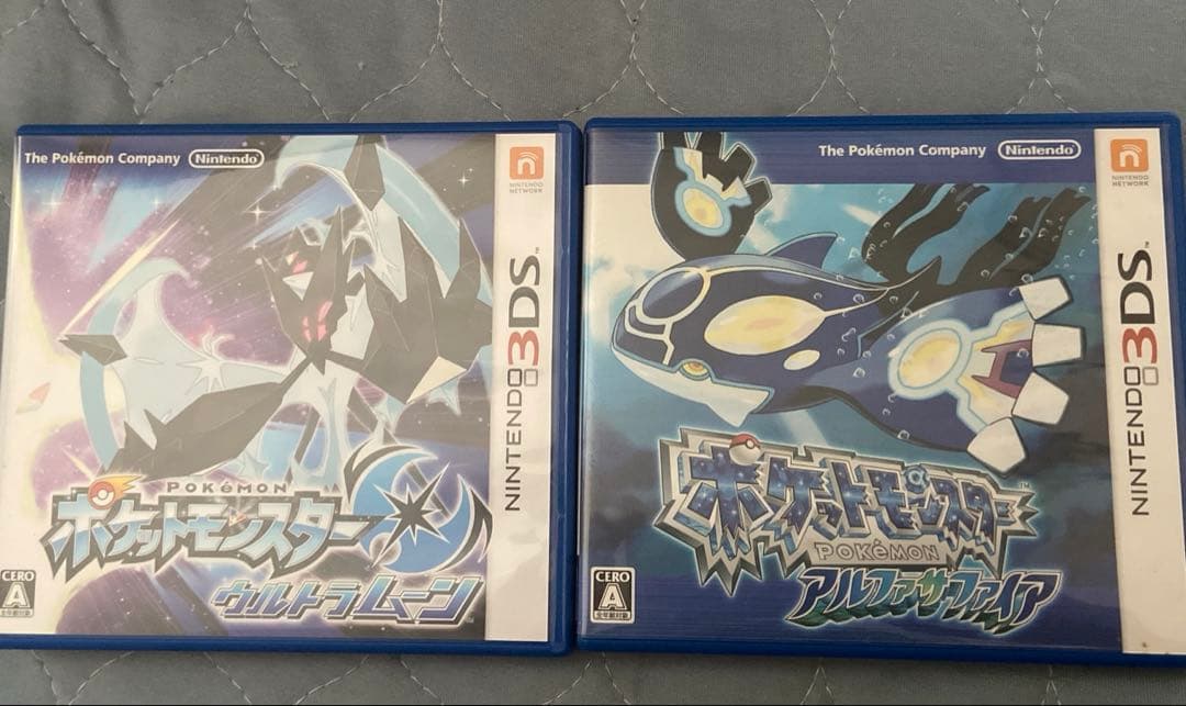 ポケモンウルトラムーン・アルファサファイア　3DSソフト