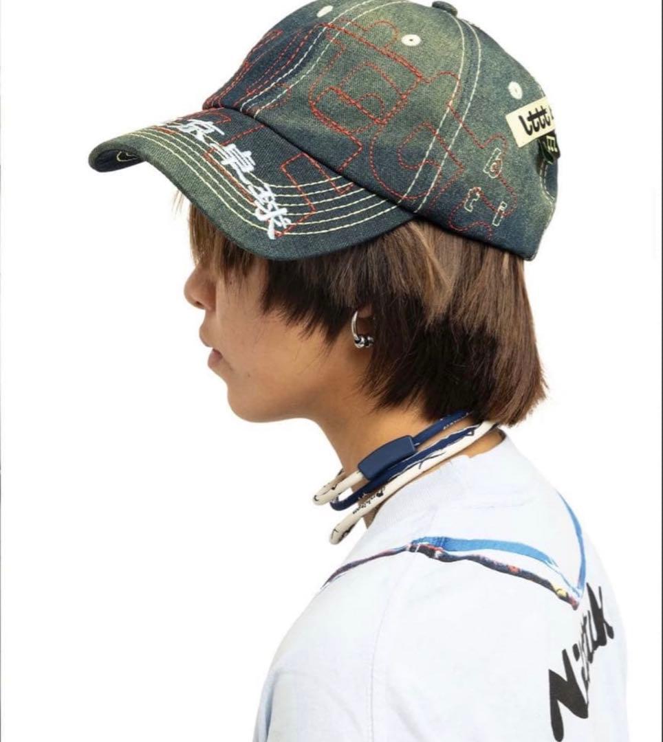 b.Eautiful x LTTT Vapor Hat Denim キャップ