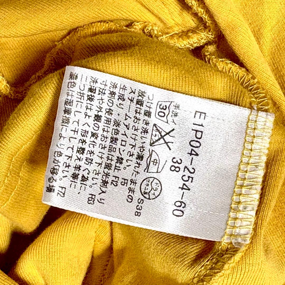 【極美品】バーバリーブルーレーベル　半袖Tシャツ　ホースロゴ　イエロー　綿100