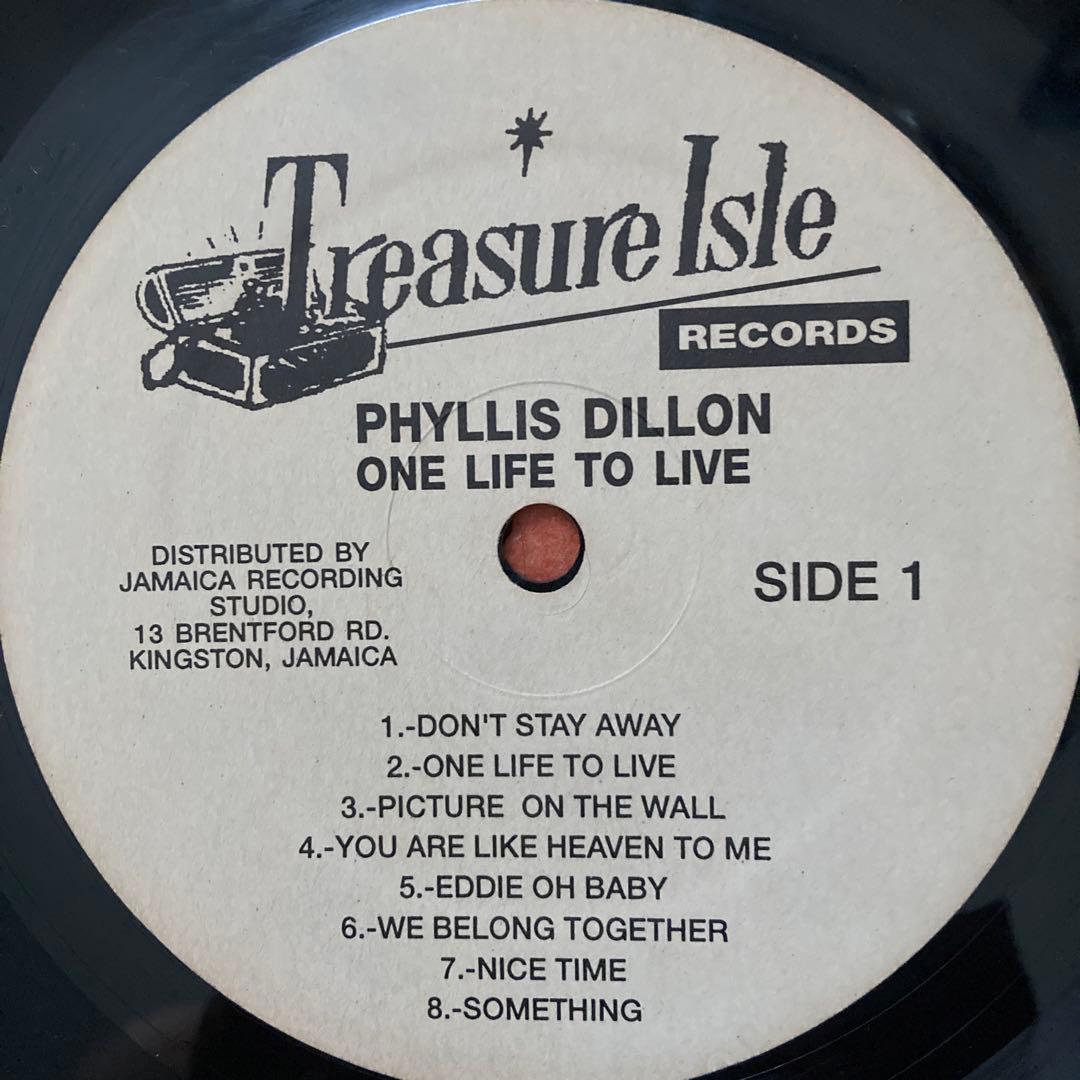 PHYLLIS DILLON / ONE LIFE TO LIVE LPアルバム