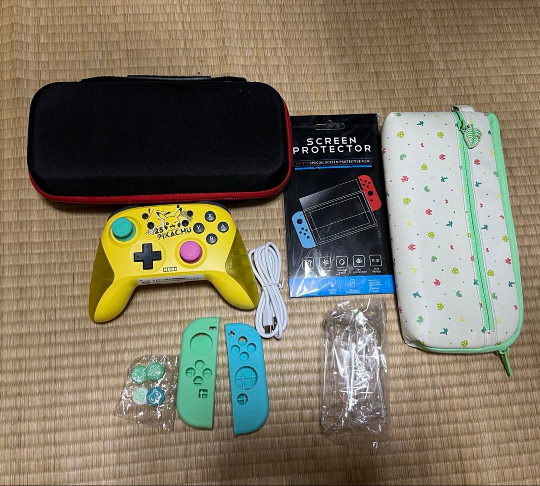 【すぐ遊べるセット】Nintendo Switch 本体 付属品＋‪α‬完備