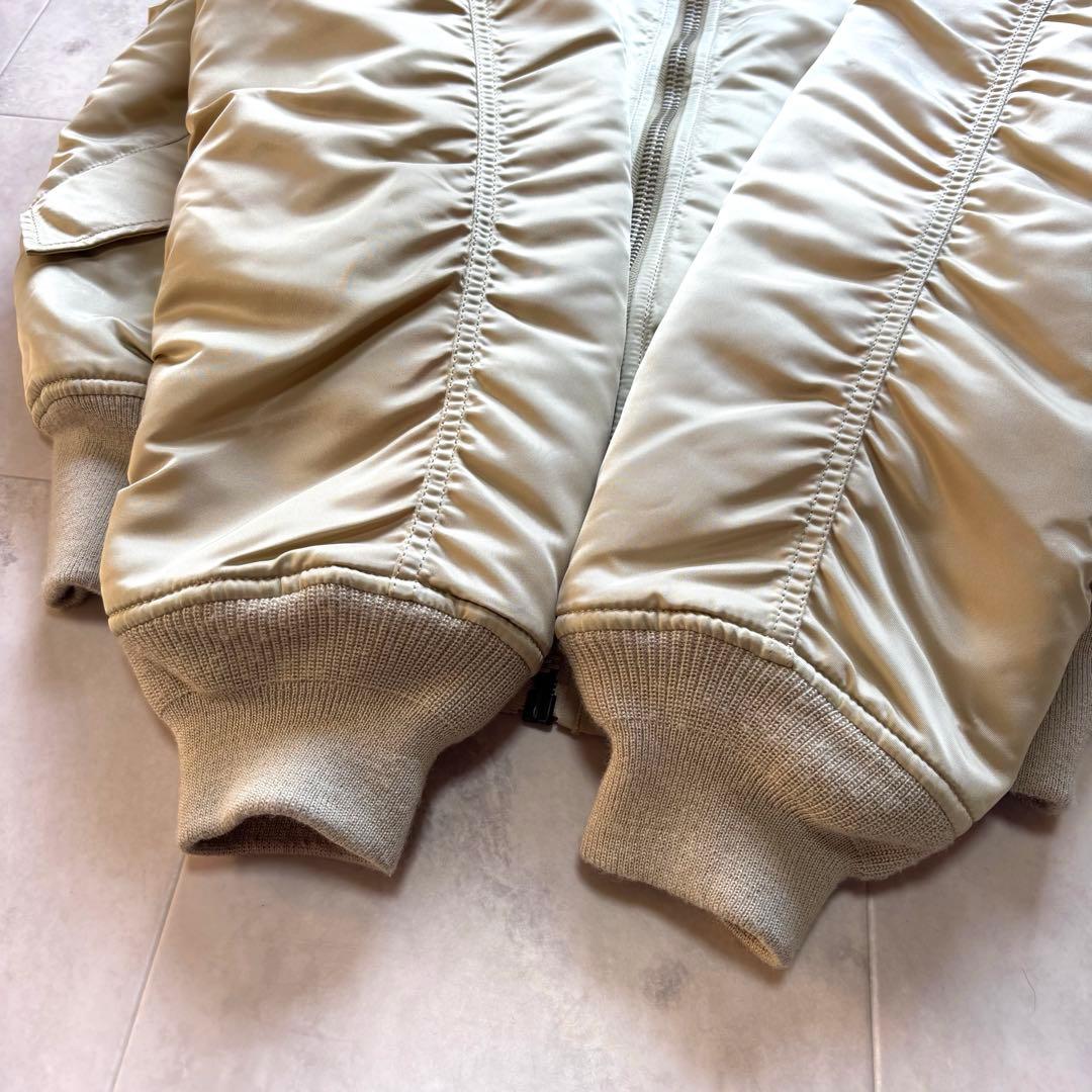【美品】アルファ MA-1 フライトジャケット 希少カラー XL 短丈