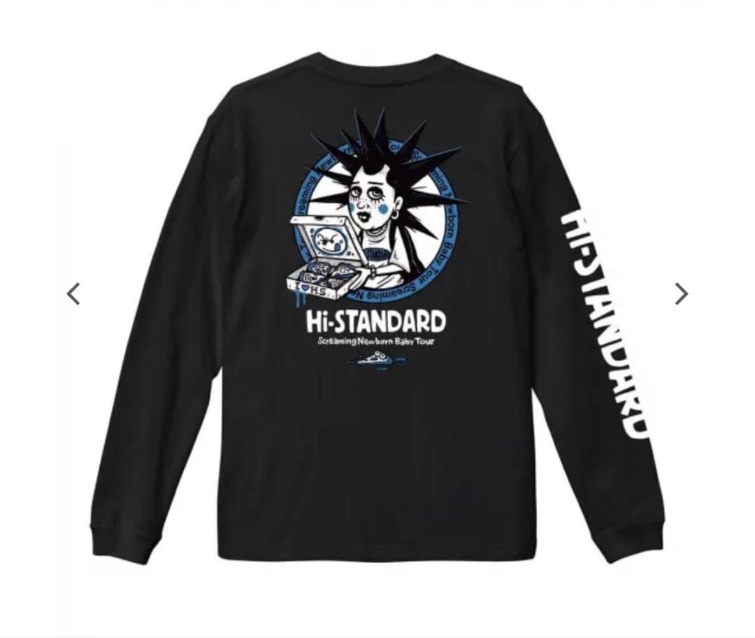 新品 Hi-STANDARD SNB TM Paint L/S Tシャツ XL
