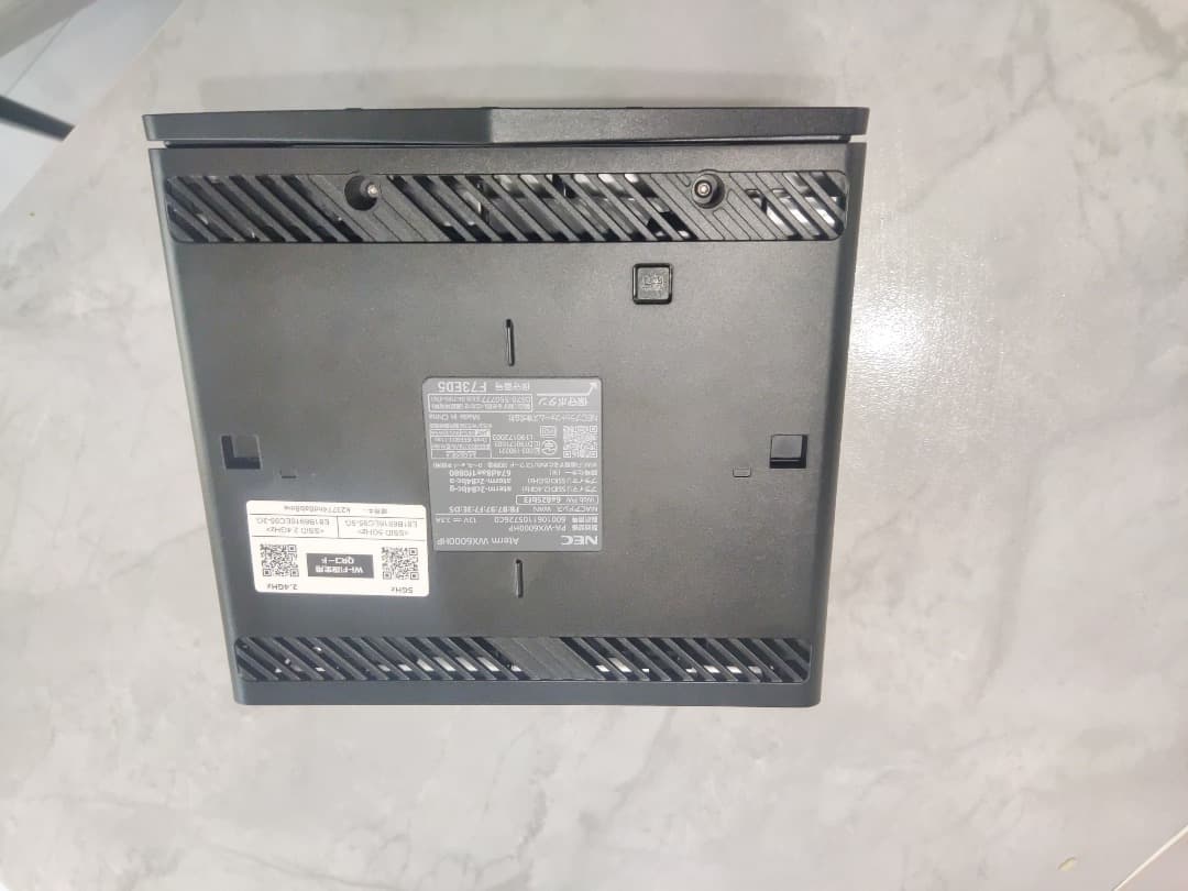【美品】NEC PA-WX6000HP Wi-Fi6 10ギガ対応無線ルーター