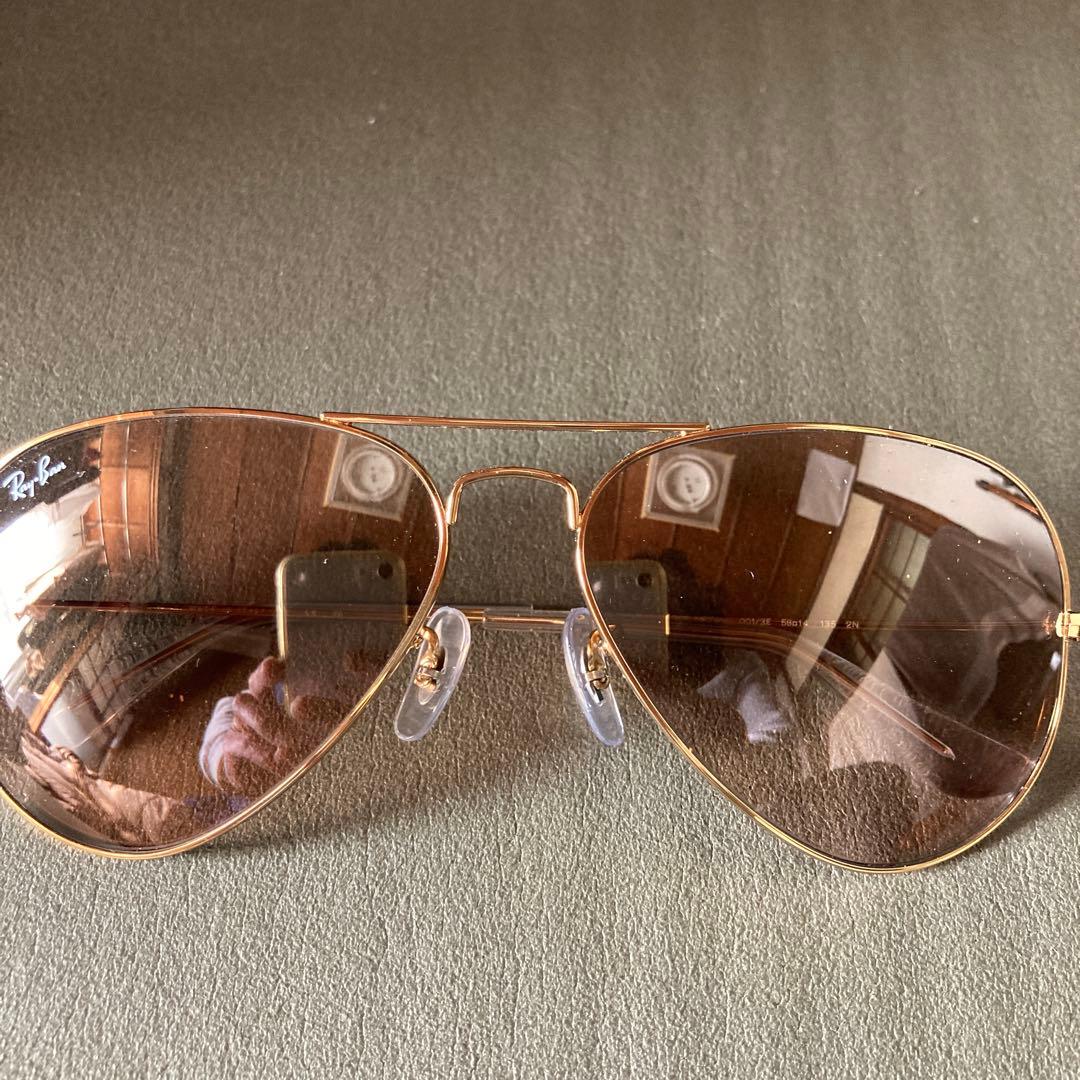 Ray-Ban レイバン クラシックメタル ゴールド/ピンクRB3025