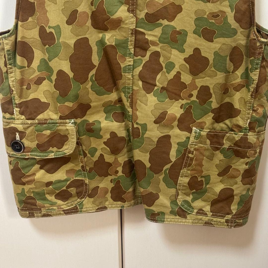 【極美品】サムライジーンズ M ベスト カモフラ