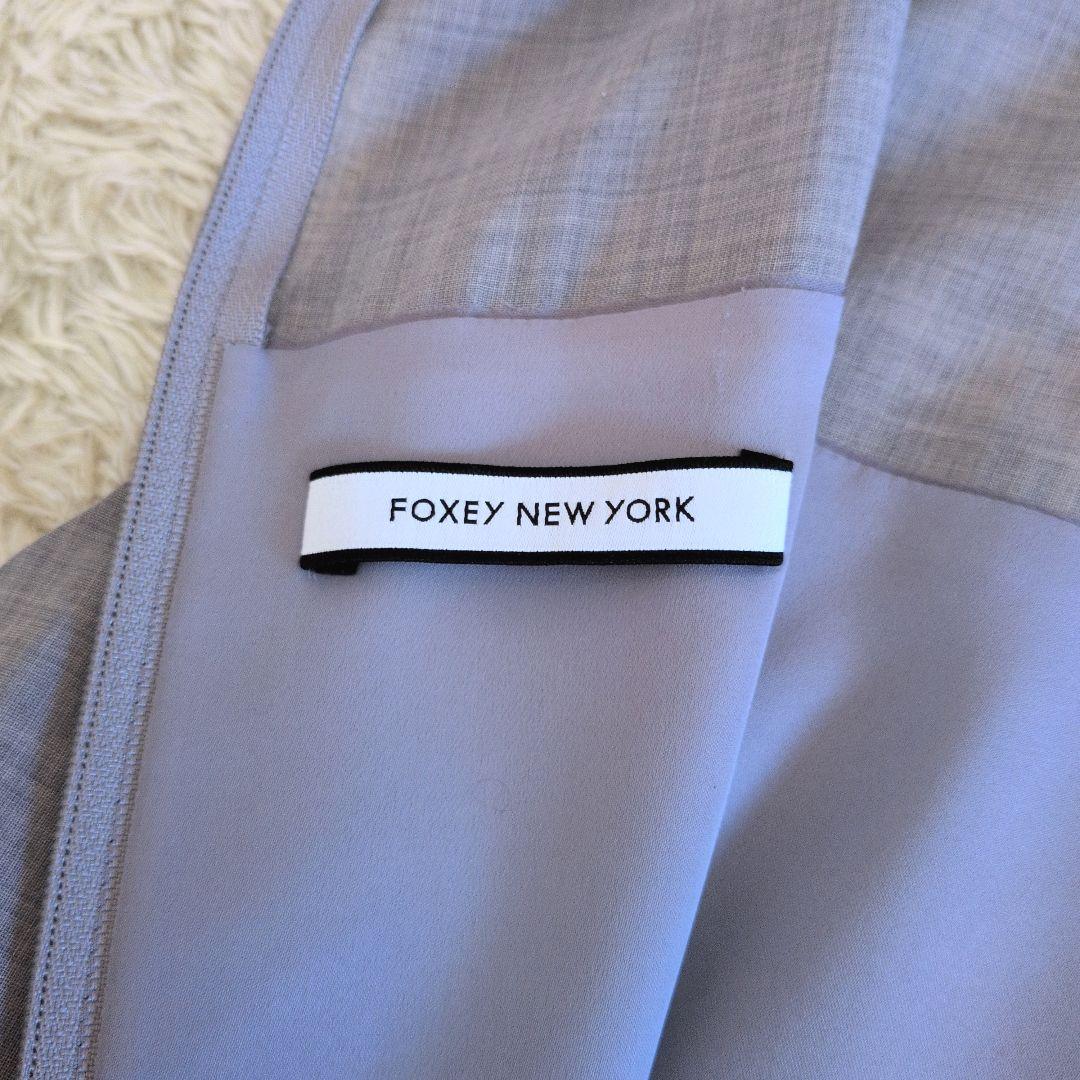 日本製★FOXEY　NEWYORK　ノースリーブワンピース　40