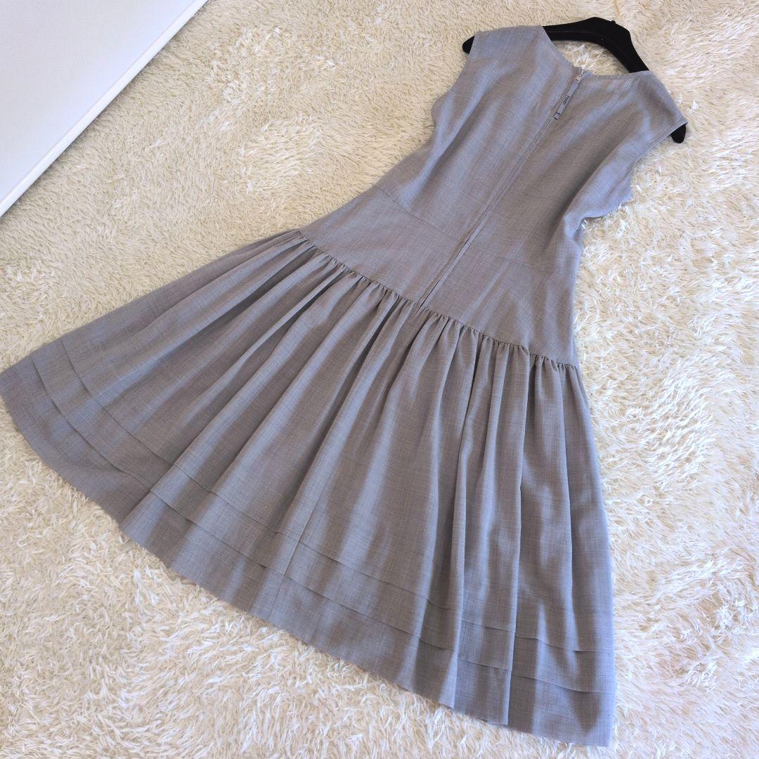 日本製★FOXEY　NEWYORK　ノースリーブワンピース　40