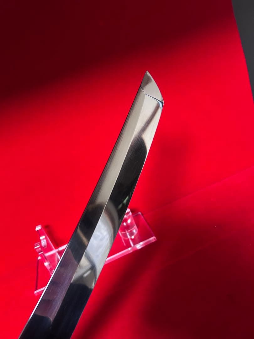 包丁　マグロ包丁　先丸　尺ニ　鬼反り　鏡面仕上げ　切味抜群　箱付　未使用品