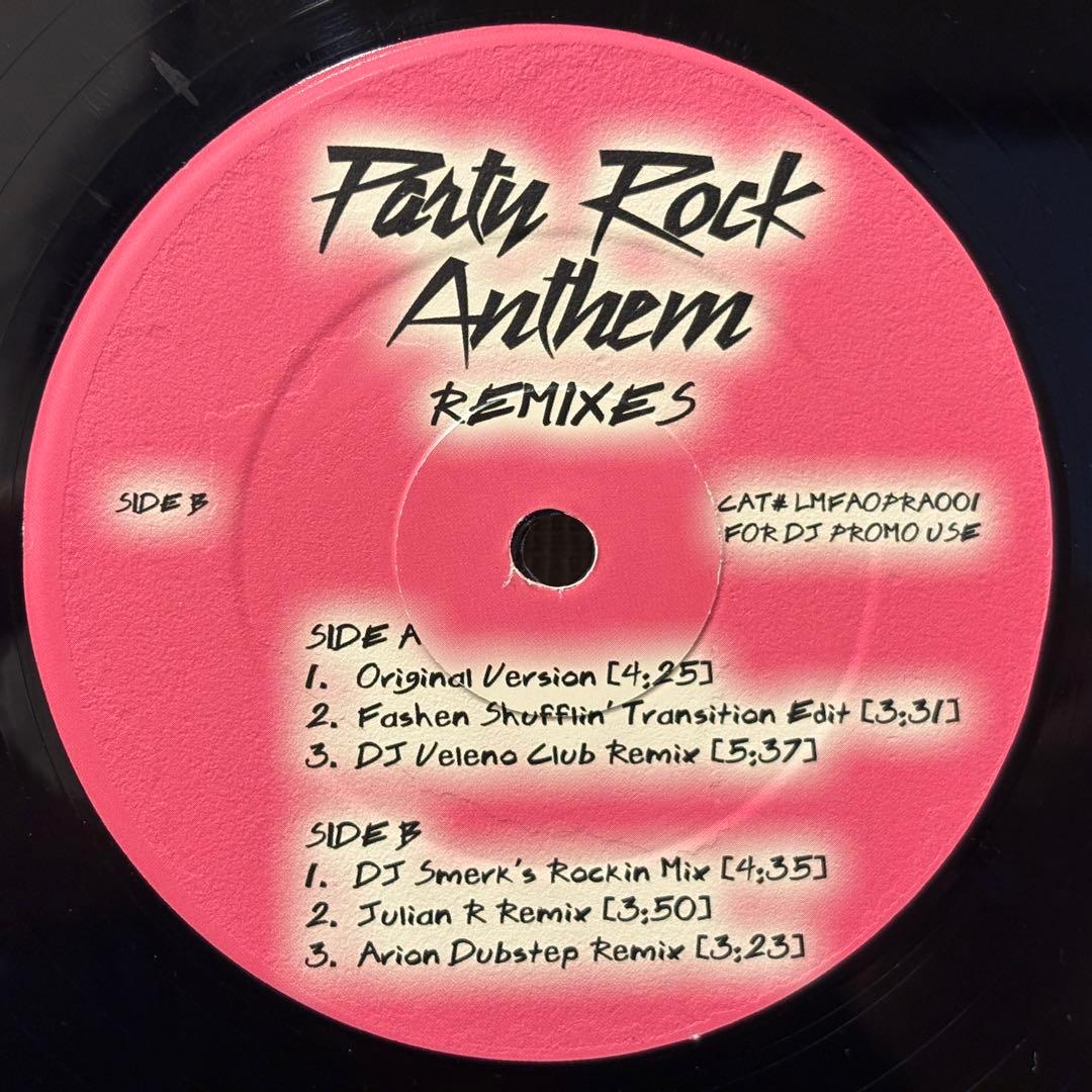 LMFAO - Party Rock Anthem Remixes レコード