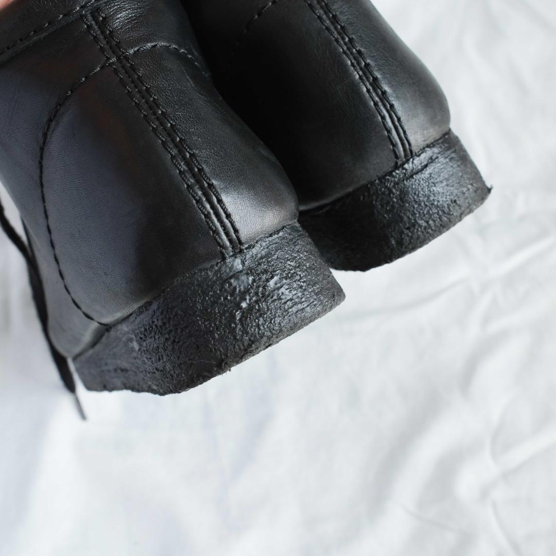 【Clarks/クラークス】ワラビー スムースレザー 26cm ブラック