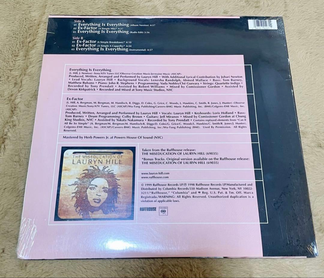 新品未開封 Lauryn Hill ローリンヒル 12inch US盤