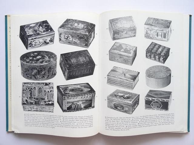 洋書◆嗅ぎタバコケース写真集 本 煙草 スナップボックス 工芸品