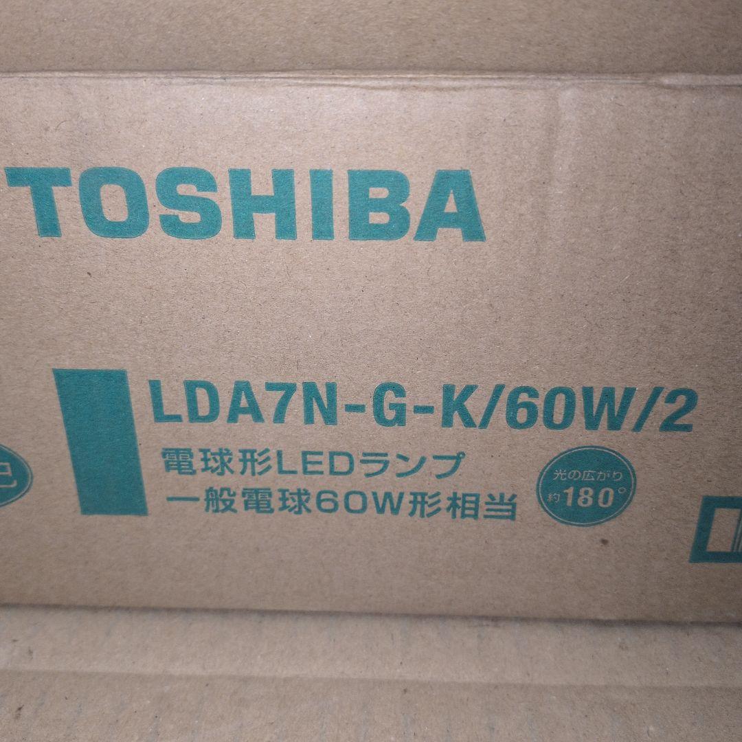 TOSHIBA LEDランプ LDA7N-G-K/60W/2 60Ｗ相当昼白色