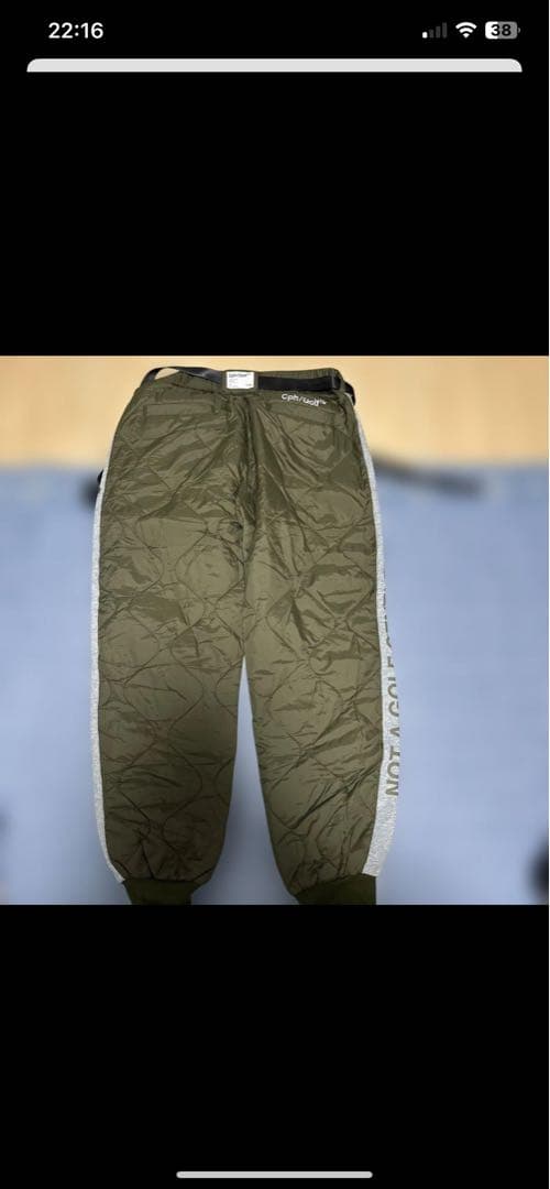 Cph/Golf™ キルティングパンツ large オリーブグリーン