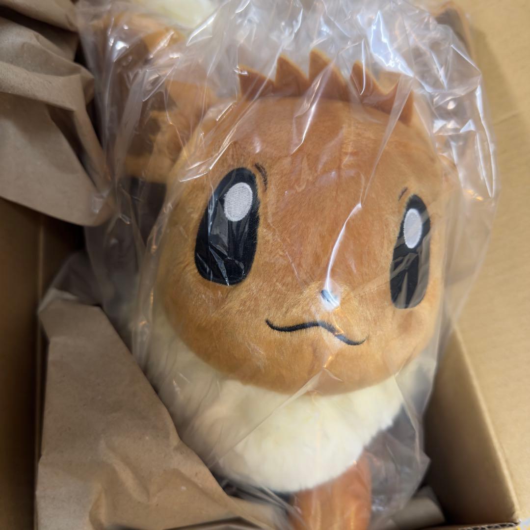 未開封品 ぬいぐるみ 等身大イーブイ 寝そべり
