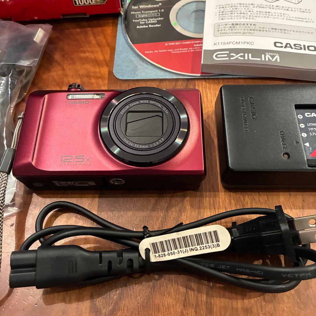 【極美品/付属品完備】CASIO EXILIM EX-H30 レッド コンデジ