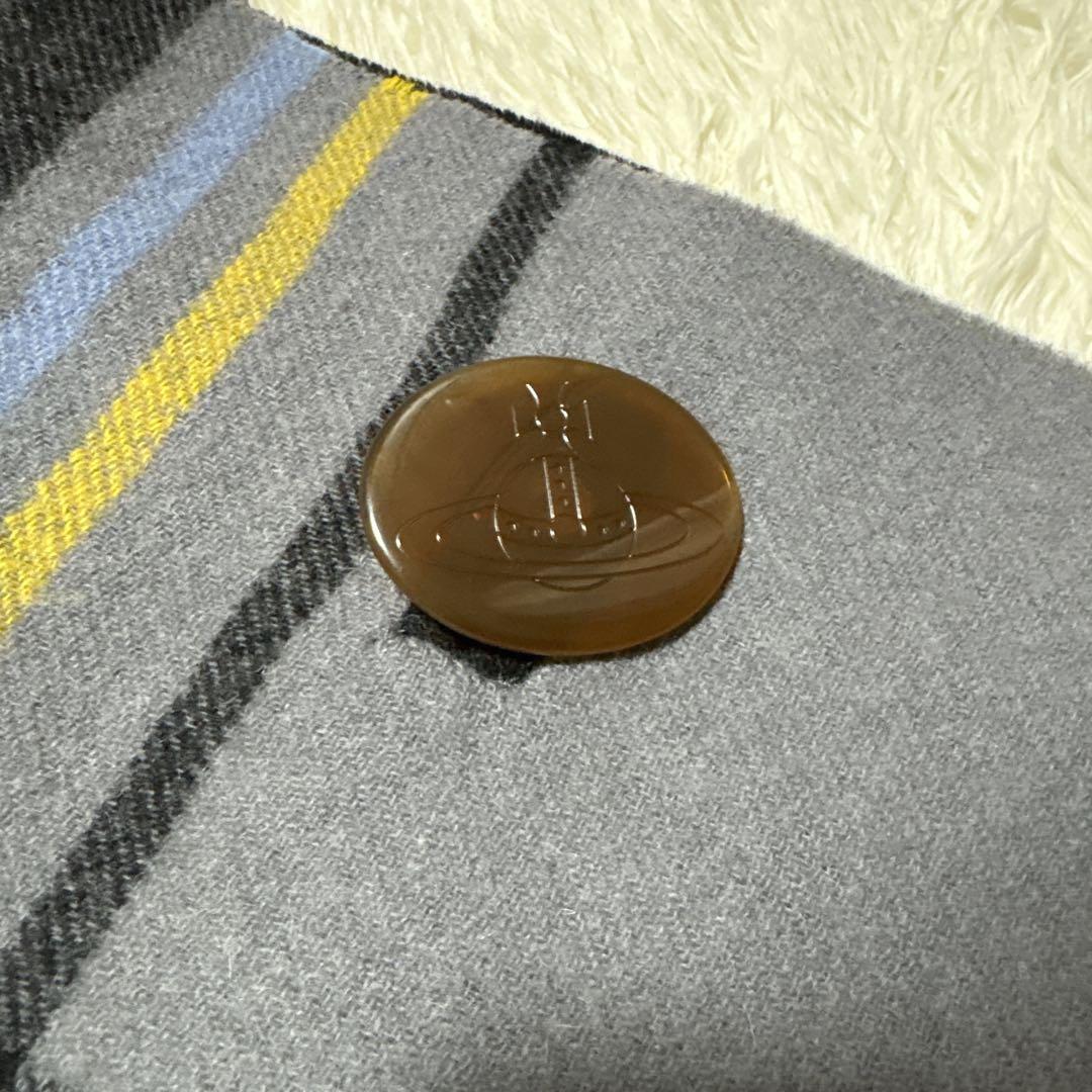 ✨美品✨Vivienne Westwood 大判チェックストール オーブ