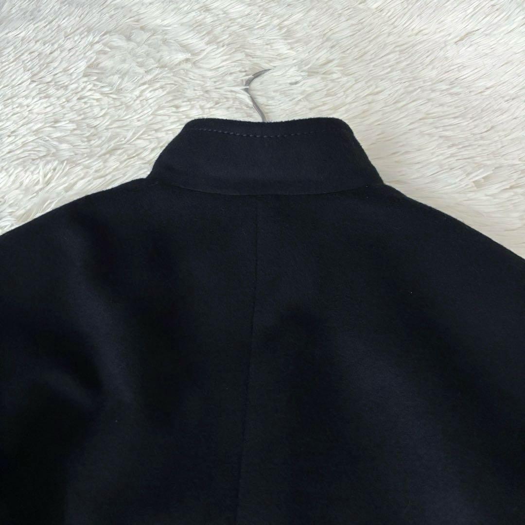 割引済み⭐︎Leilian カシミヤ100% スタンドカラー　比翼　ロングコート
