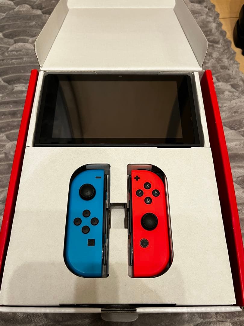 動作確認&初期化済　　Nintendo Switch 本体 青/オレンジ