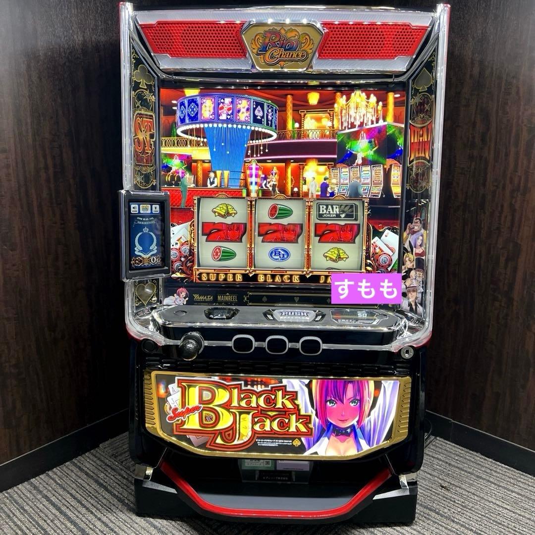 スマスロ「スーパーブラックジャック」 送料無料　パチスロ実機