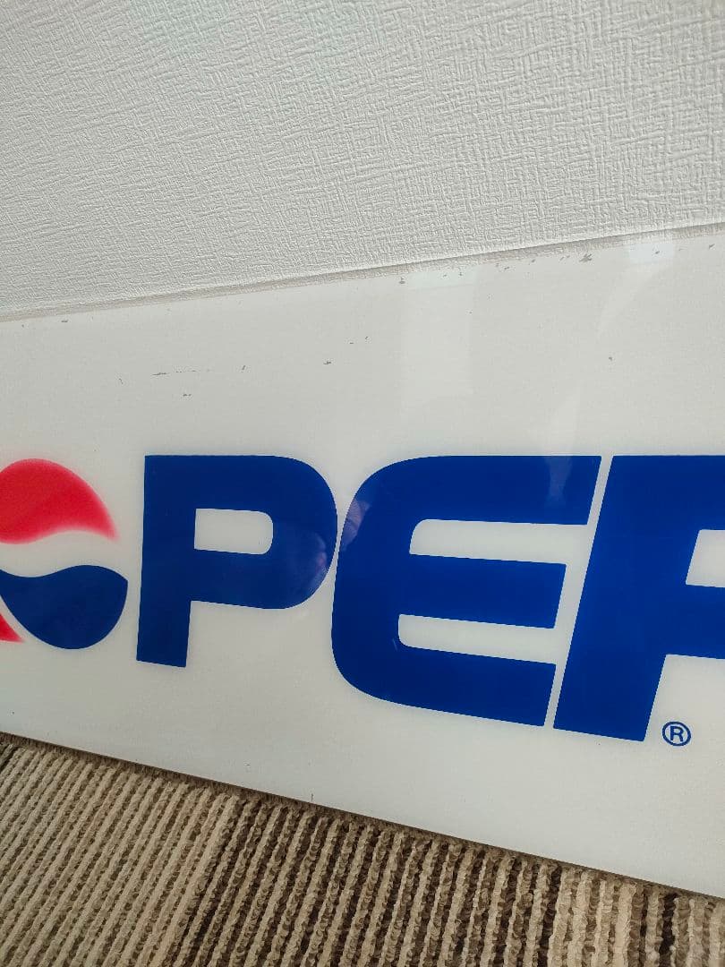 当時物ペプシ特大アクリル看板