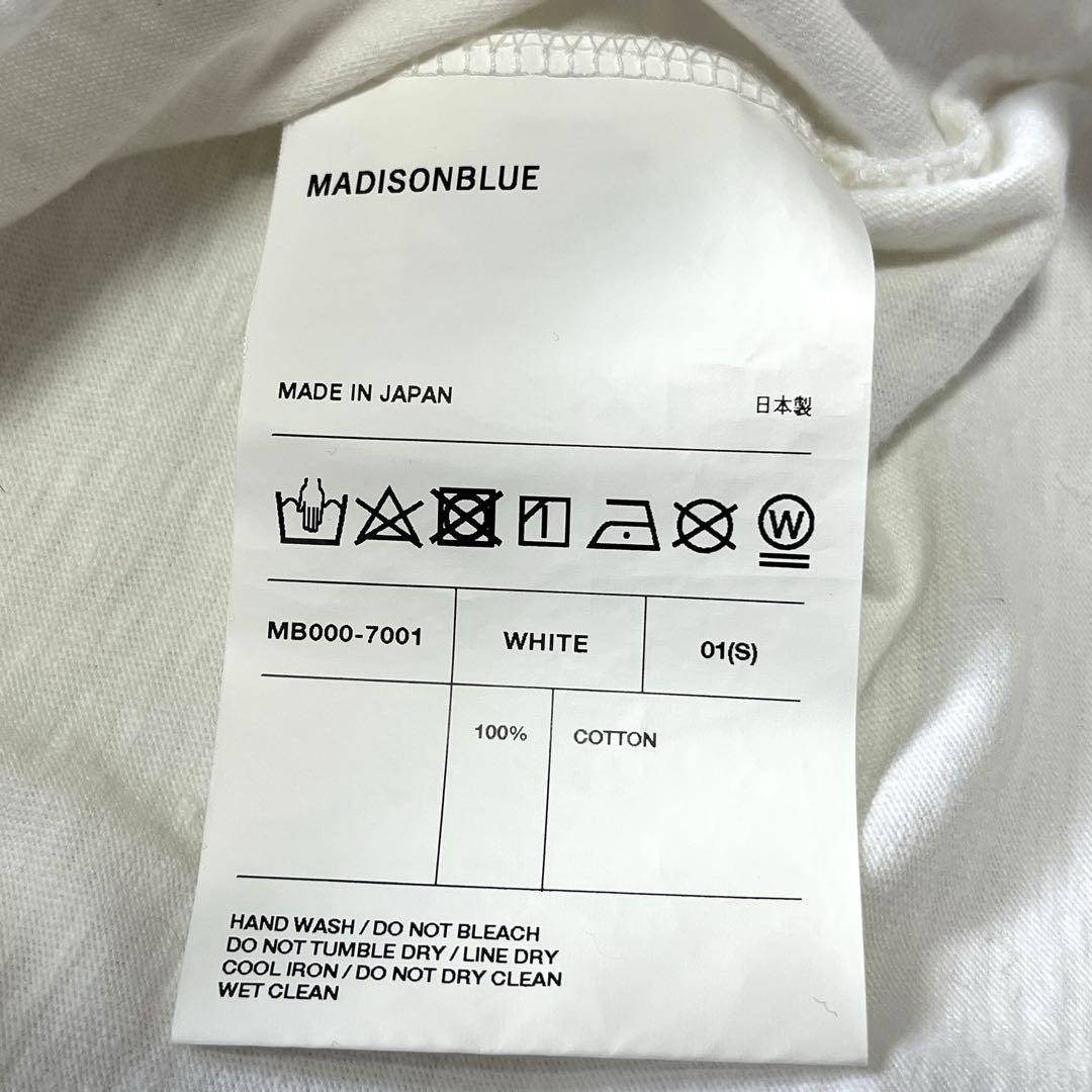 ★マディソンブルー★Hello Tシャツ★ホワイト 01（S）サイズ 阪急購入