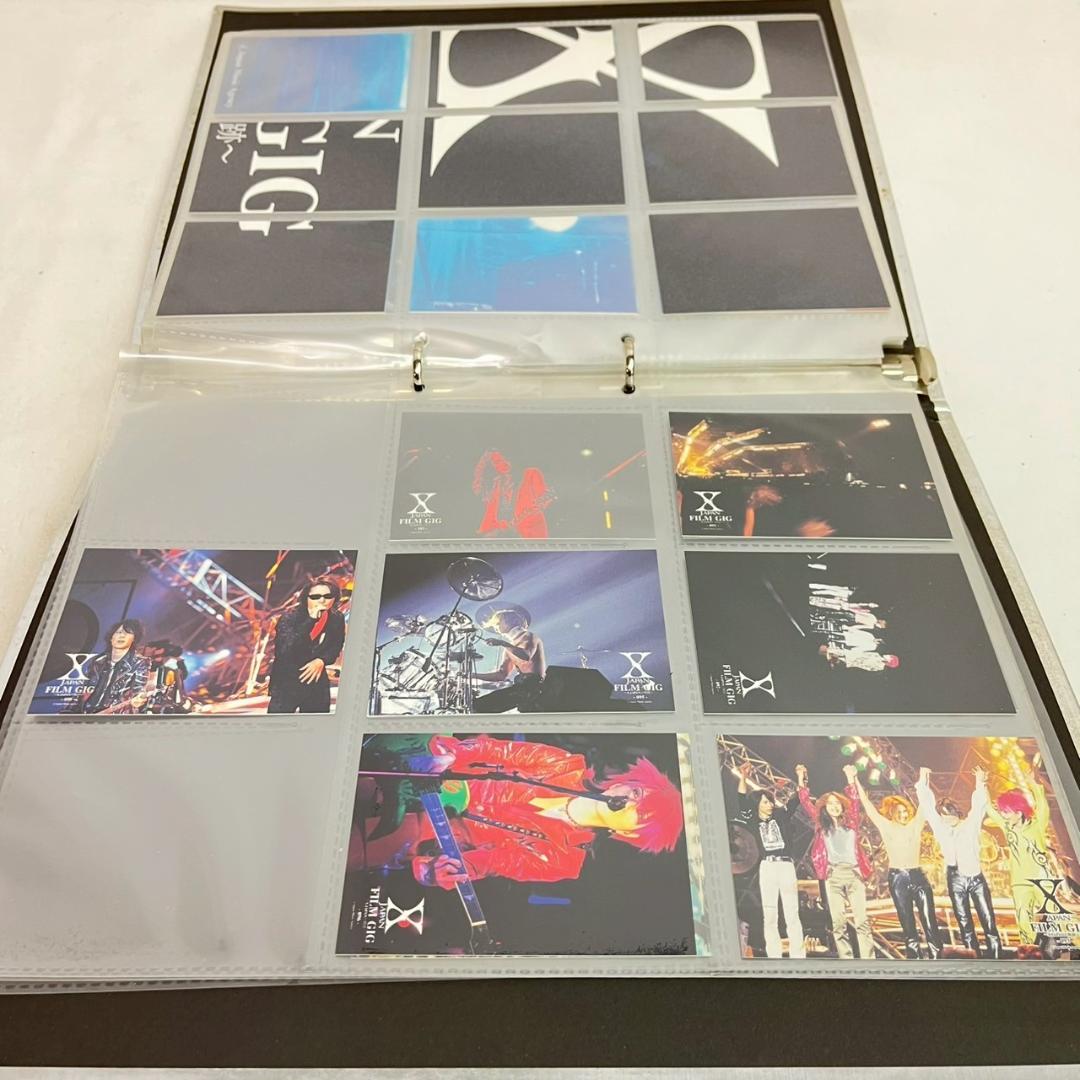 X JAPAN FILM GIG トレーディングカード セット バインダー付き