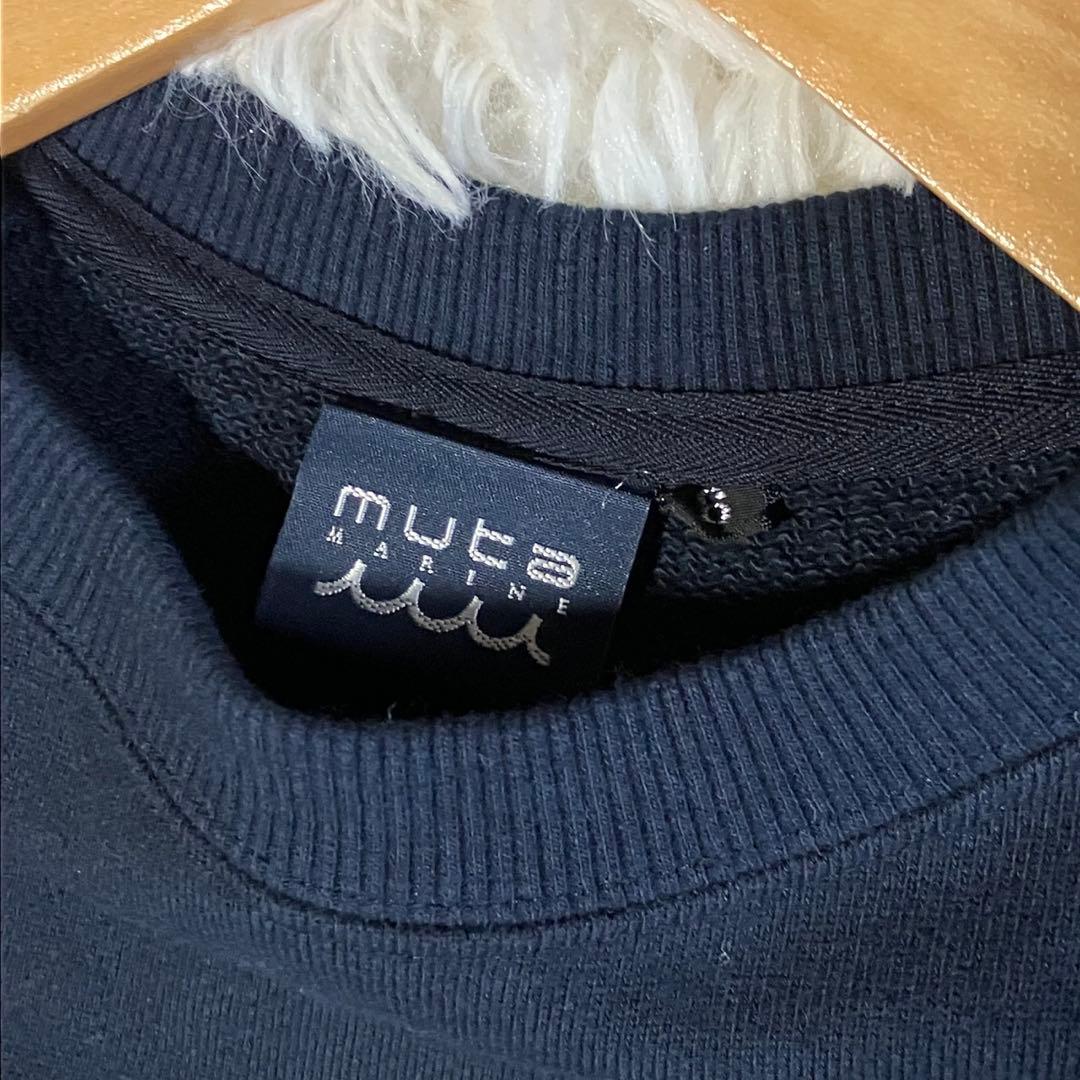 muta MARINE ムータマリン 長袖スウェット サイズ6 ネイビー XL