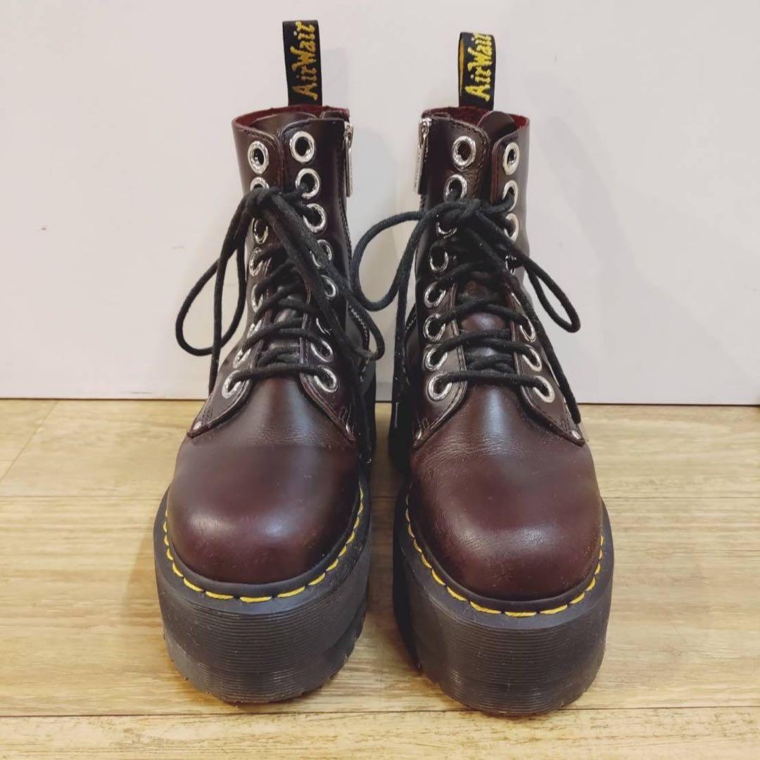 Dr. Martens❤️JADON 8ホールブーツ CHERRY RED UK3