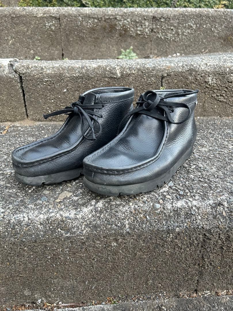 Clarks GORE-TEX レザーブーツ 26.5cm 防水 本革 ブラック