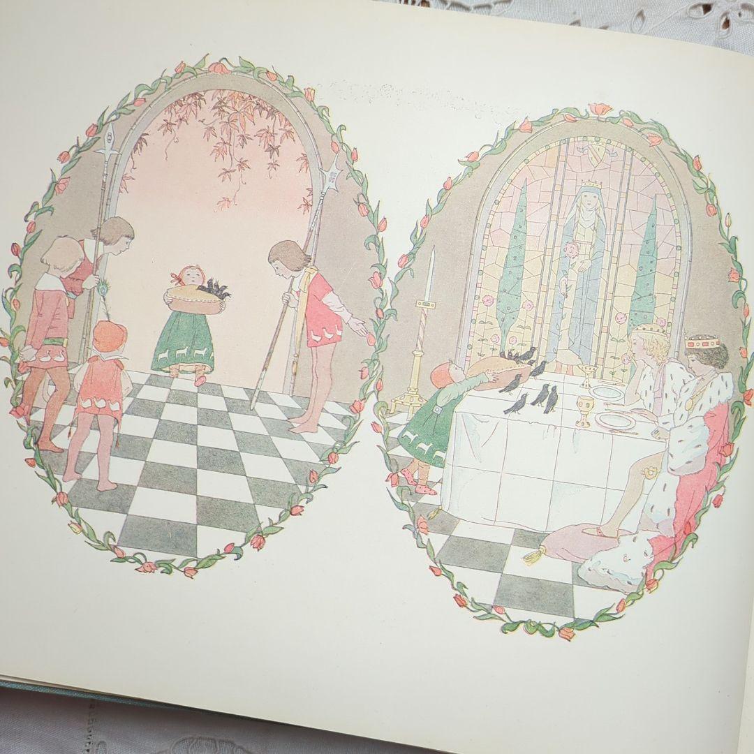 稀少1911アンティーク絵本 初版本 洋書古書 児童書 ヴィクトリアン