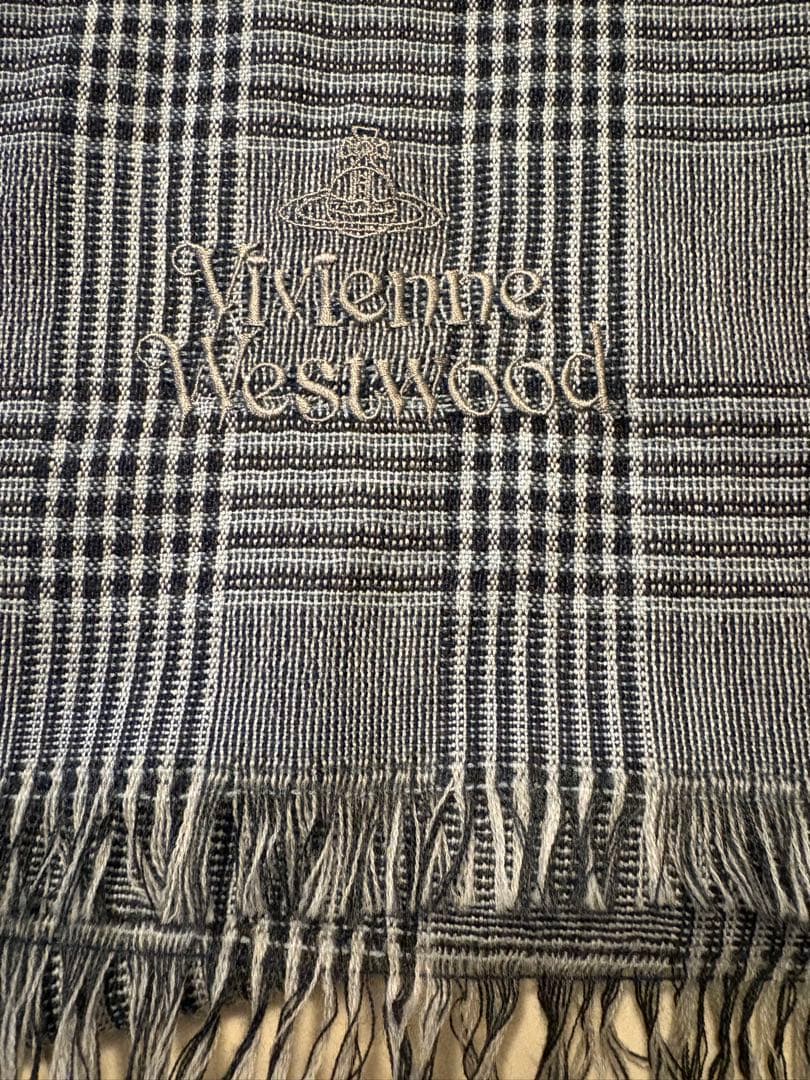 【美品】Vivienne Westwood チェック柄ストール