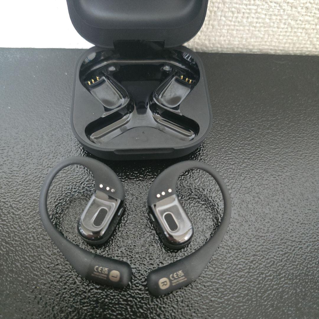 SHOKZ OPENFIT ワイヤレスイヤホン ブラック