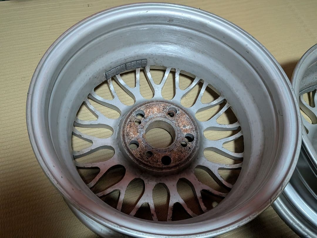 H*Y様 BBS 15インチ 6J オフセット＋45 4穴　pcd100 加工品