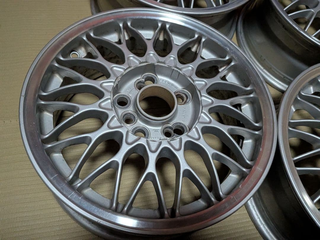 H*Y様 BBS 15インチ 6J オフセット＋45 4穴　pcd100 加工品
