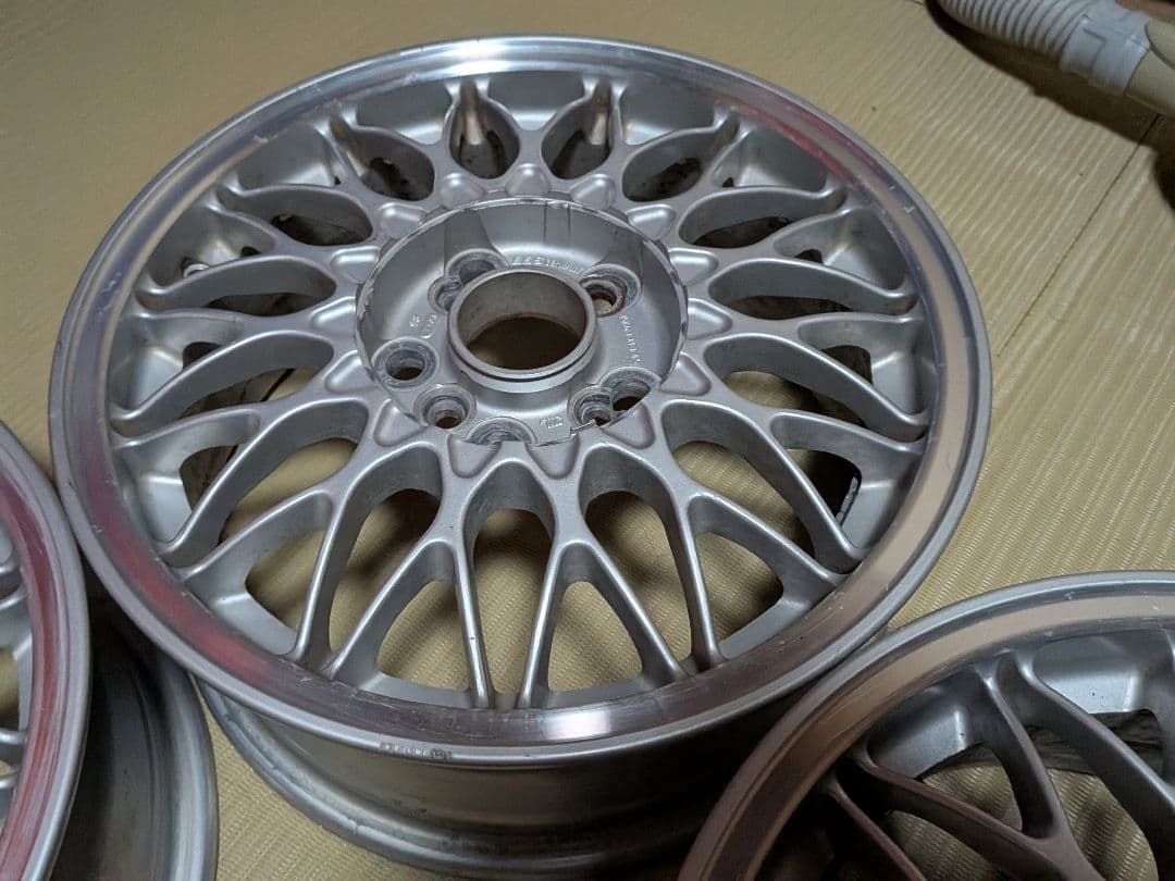 H*Y様 BBS 15インチ 6J オフセット＋45 4穴　pcd100 加工品