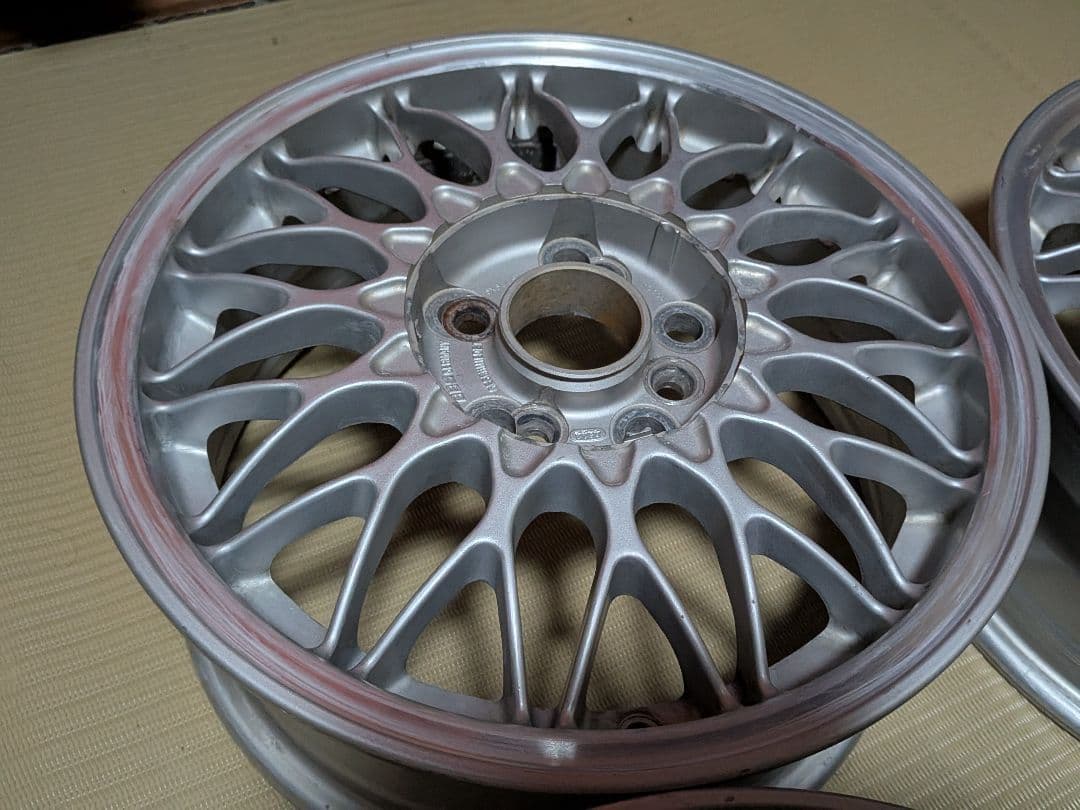 H*Y様 BBS 15インチ 6J オフセット＋45 4穴　pcd100 加工品