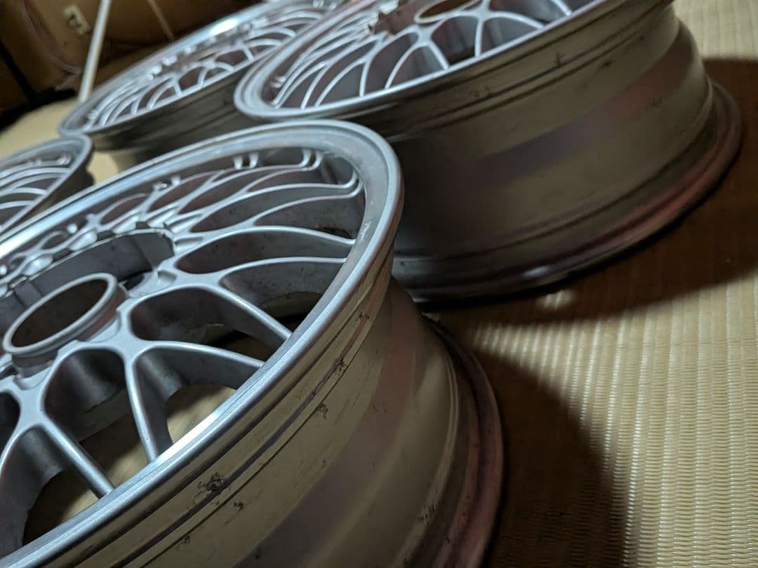 H*Y様 BBS 15インチ 6J オフセット＋45 4穴　pcd100 加工品