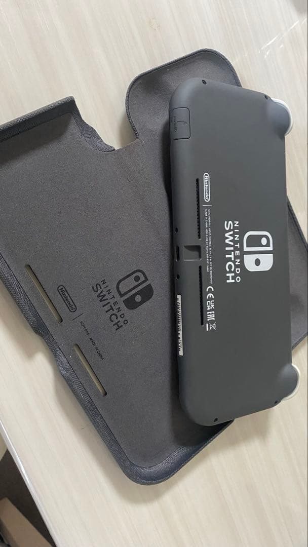 Nintendo Switch Lite グレー 本体 カバー付き 充電器あり