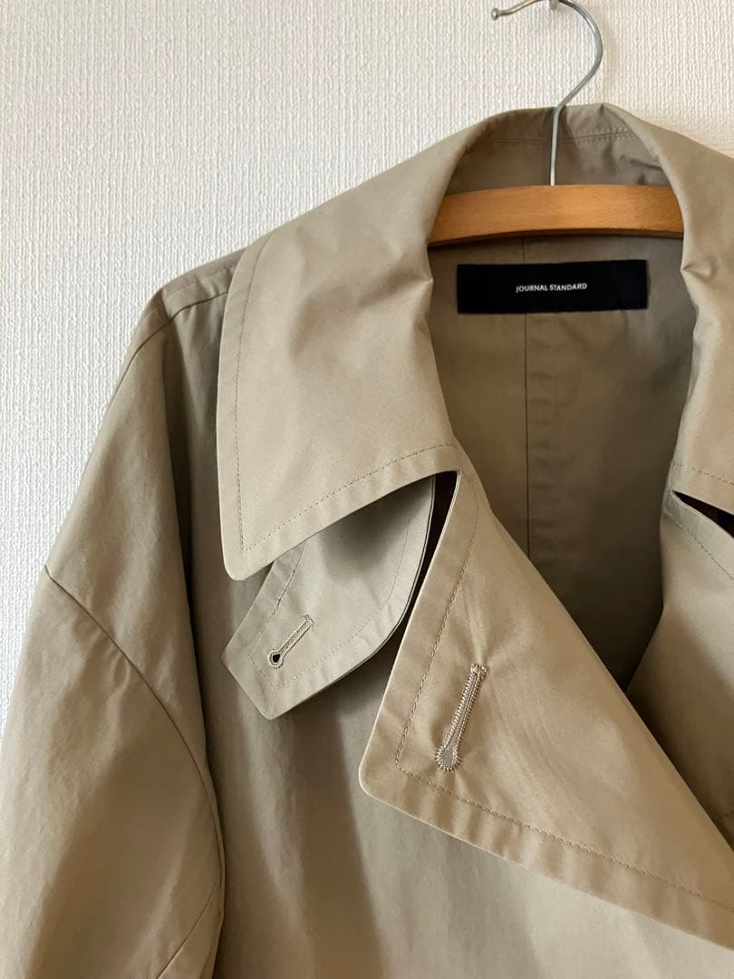 新品　ジャーナルスタンダード　ドライクロスミドルバルカラーコート　ベージュ