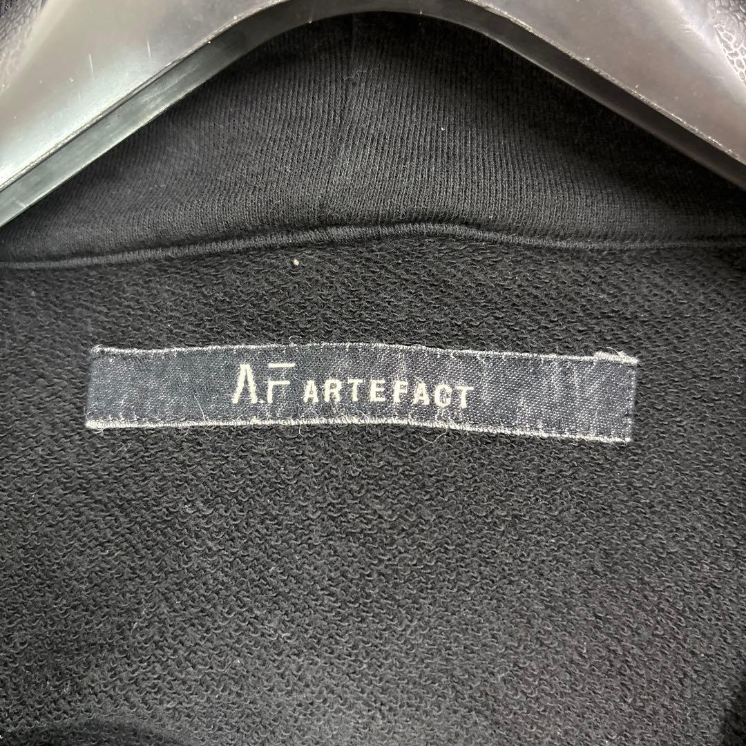 【超希少】AF ARTEFACT ニット　ブラック モッズコート