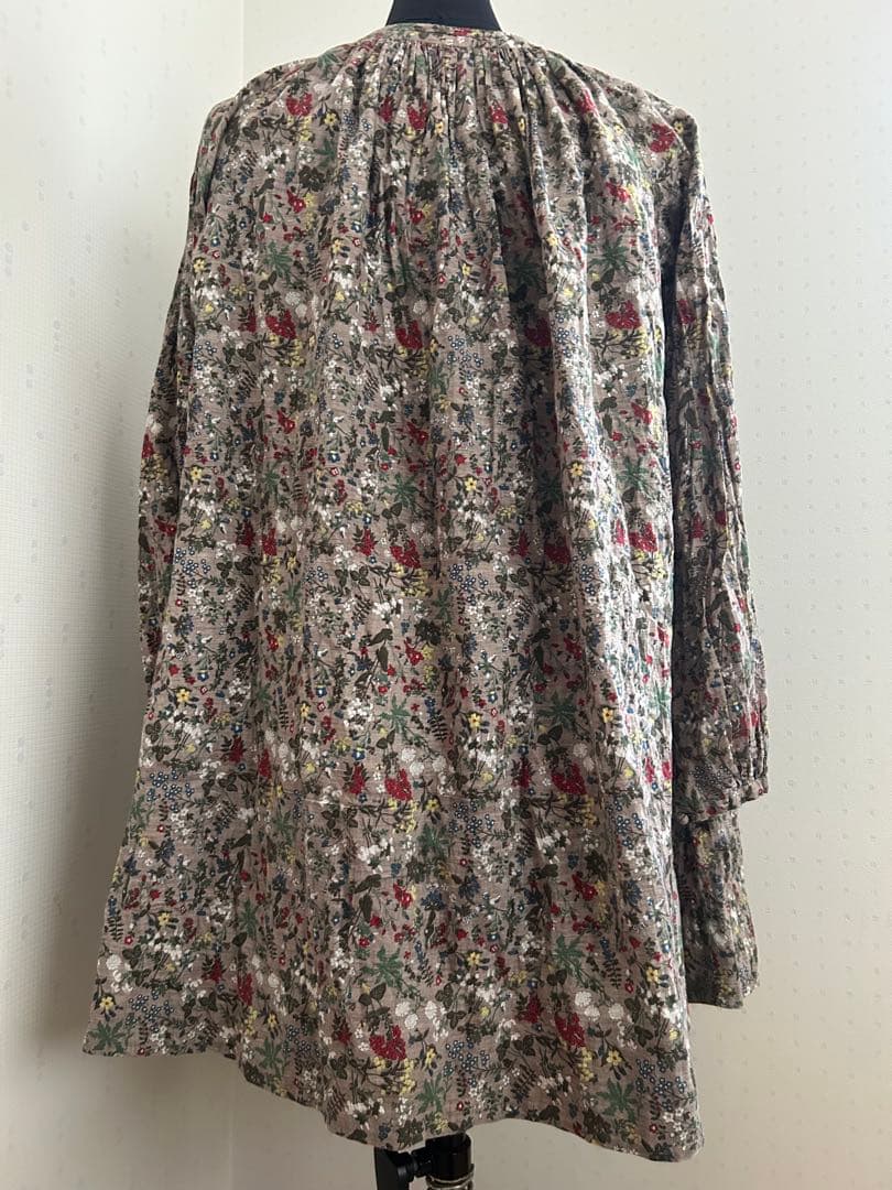 45R 45RPM 花柄コットン膝丈ワンピース　チュニック