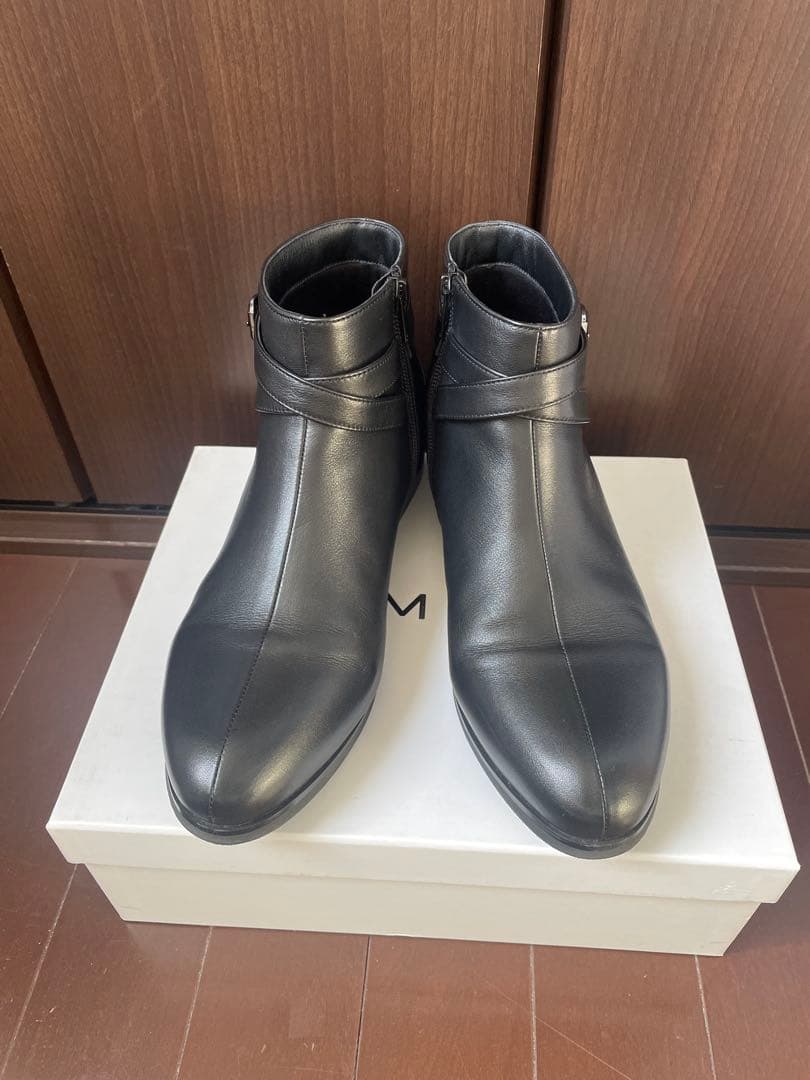 最大値下げ⭐︎本革⭐︎超美品☆ヒミコ☆ショートブーツ☆黒25㎝
