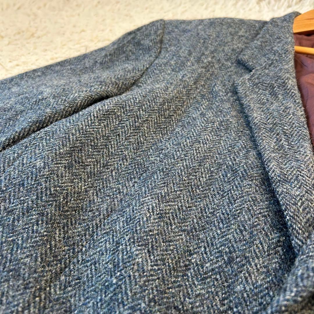 Harris Tweed × MOORES ヘリンボーン ツイードジャケット