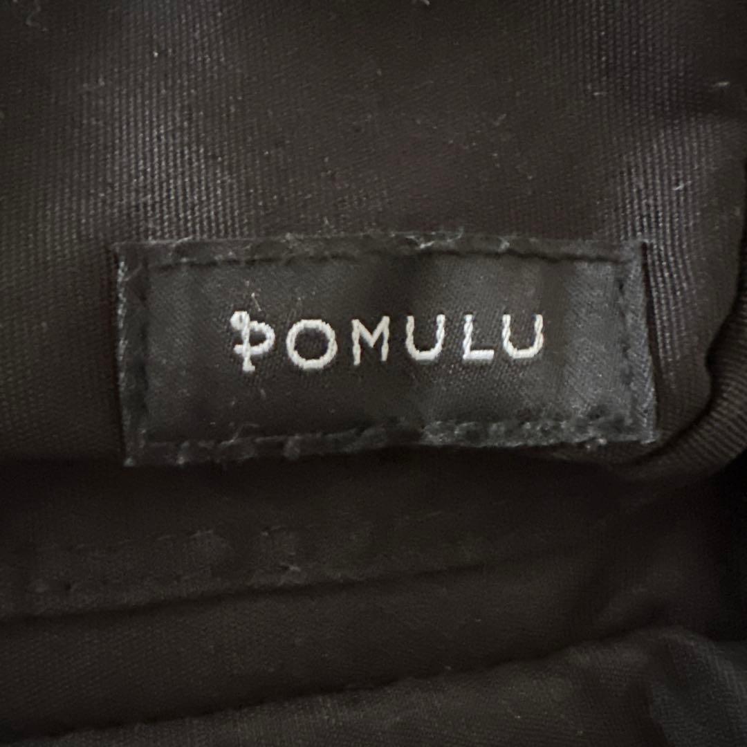 POMULU ブラック ボディバッグ　HIPSEAT