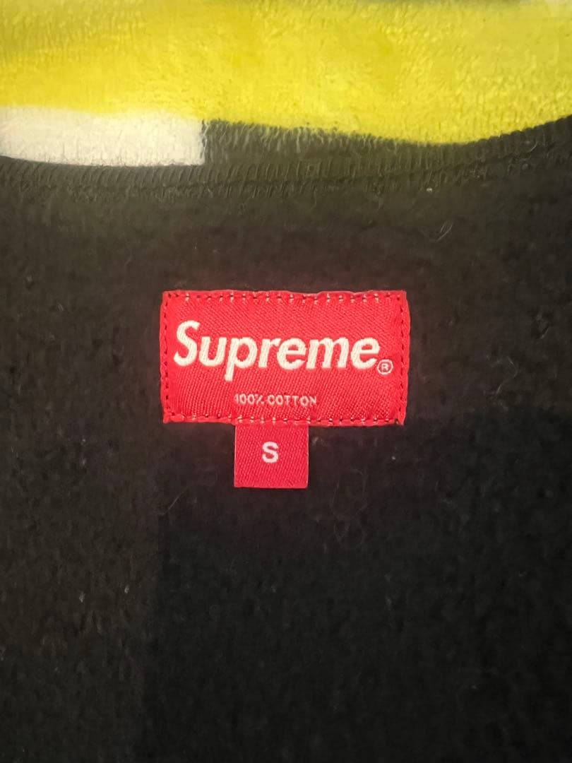 Supreme ブラック ジップアップベスト